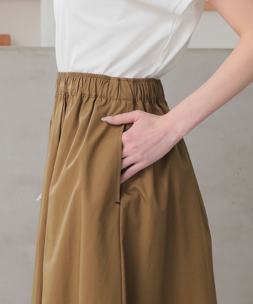 n'OrLABEL(ノアールレーベル)の「【機能素材】『イージーフレアスカート』(スカート・レディース・ブルーグリーン/ブラウン/ブラック・FREE)」の21枚目の写真