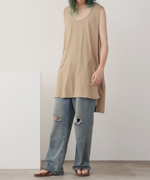 FOG ESSENTIALS(エフオージーエッセンシャルズ)の「FOG ESSENTIALS/エッセンシャルズ TANK TOP タンクトップ(タンクトップ・メンズ・ベージュ/ブラック・2XL/XL)」の16枚目の写真