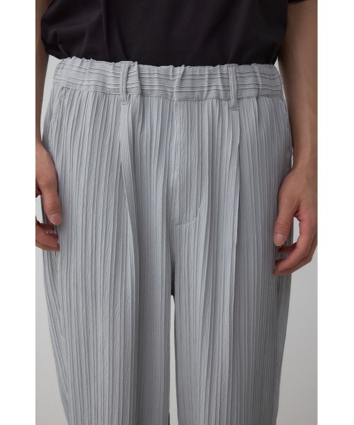 AZUL by moussy(アズールバイマウジー)の「タック楊柳リラックスパンツ(スラックス・メンズ・ライトグレー/グリーン/ブラック・MEDIUM/LARGE)」の21枚目の写真