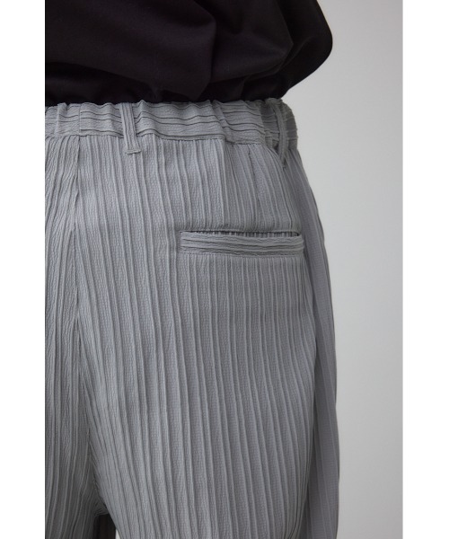 AZUL by moussy(アズールバイマウジー)の「タック楊柳リラックスパンツ(スラックス・メンズ・ライトグレー/グリーン/ブラック・MEDIUM/LARGE)」の22枚目の写真