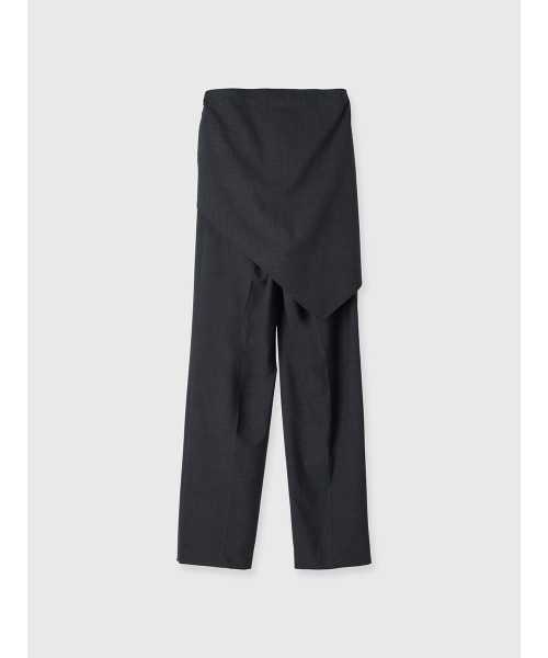 25ss 新品 anuans スカーフレイヤーテーパードパンツ アニュアンス アニュアンス anuans スカーフレイヤーテーパードパンツ （MOCA