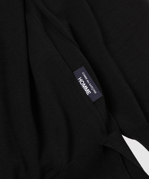 COMME des GARCONS HOMME（コム デ ギャルソン・オム）の「CREW NECK WOOL KNIT（Tシャツ/カットソー・メンズ・ブラック/グレー/ネイビー・L/M/S）」の6枚目の写真