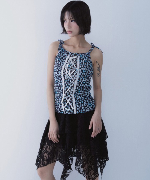 A'GEM/9 × .kom 『SETSETSET/セットセットセット』SARA LACE UP
