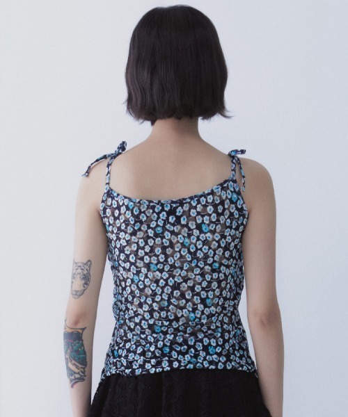 ※9/29まで値下げ※Rhinestone Knit Ensemble A'GEM/9 × .kom 『SETSETSET/セットセットセット』SARA LACE UP