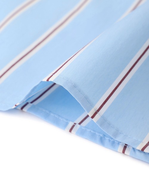 セール】【サステナブル】バウンスカフステントラインシャツ（シャツ