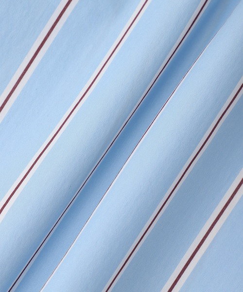 ADAM ET ROPE'(アダムエロペ)の「【サステナブル】バウンスカフステントラインシャツ(シャツ/ブラウス・レディース・ブルー系その他4/ブラック・FREE)」の22枚目の写真