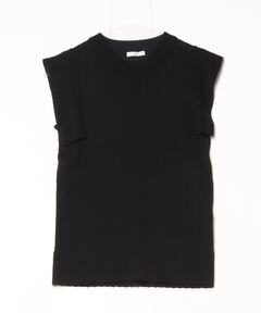 CLANE/クラネ】SQUARE SLEEVE KNIT TOPS/スクエアスリーブニット
