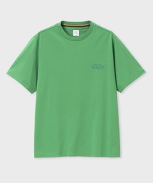 【関税込み】Paul Smith グリーン 刺繍 シャツ PAUL SMITH】長袖シャツ ミリタリーシャツ 刺繍 オリーブ