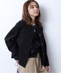 ＊JUSGLITTY＊ノーカラージャケット＊未使用品＊ 2025年最新】JUSGLITTY レディース ノーカラージャケットの人気