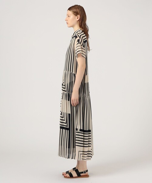 ランダムストライプ シャツワンピース | GALERIE VIE (Women