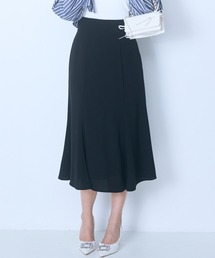 エレガント 透け感レース ハイウエスト」に該当するスカート