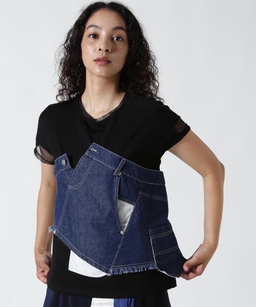 AULA AILA アウラ アイラ　1232-02001 AULA AILA アウラアイラ ECO FUR BLOUSON{-AHA} - underbar