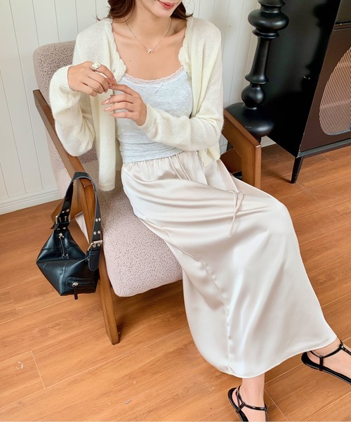 machatt ドレープマットサテンスカート yori ohga Ameri machatt