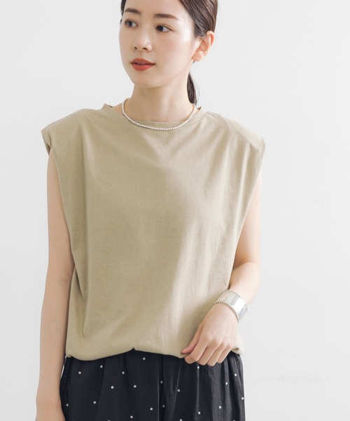 セール】ショルダーパッドカットソー（Tシャツ/カットソー