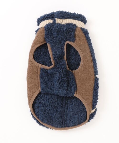 KRIFF MAYER（クリフメイヤー）の「【犬服･防寒】DOGシャギーボアベスト（ペットウェア・レディース・ネイビー/その他5/ブラウン/グリーン/カラフル/ブラック/ナチュラル/グレー・LARGE/XX-LARGE/SMALL/MEDIUM/X-LARGE）」の9枚目の写真