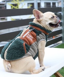 KRIFF MAYER（クリフメイヤー）の「【犬服･防寒】DOGシャギーボアベスト（ペットウェア）」