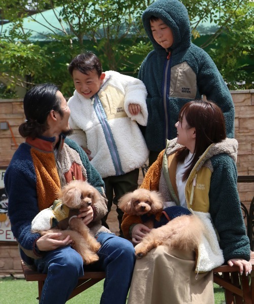 KRIFF MAYER（クリフメイヤー）の「【犬服･防寒】DOGシャギーボアベスト（ペットウェア・レディース・ネイビー/その他5/ブラウン/グリーン/カラフル/ブラック/ナチュラル/グレー・LARGE/XX-LARGE/SMALL/MEDIUM/X-LARGE）」の12枚目の写真