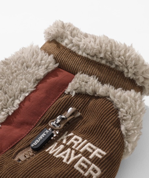 KRIFF MAYER（クリフメイヤー）の「【犬服･防寒】DOGシャギーボアベスト（ペットウェア・レディース・ネイビー/その他5/ブラウン/グリーン/カラフル/ブラック/ナチュラル/グレー・LARGE/XX-LARGE/SMALL/MEDIUM/X-LARGE）」の18枚目の写真