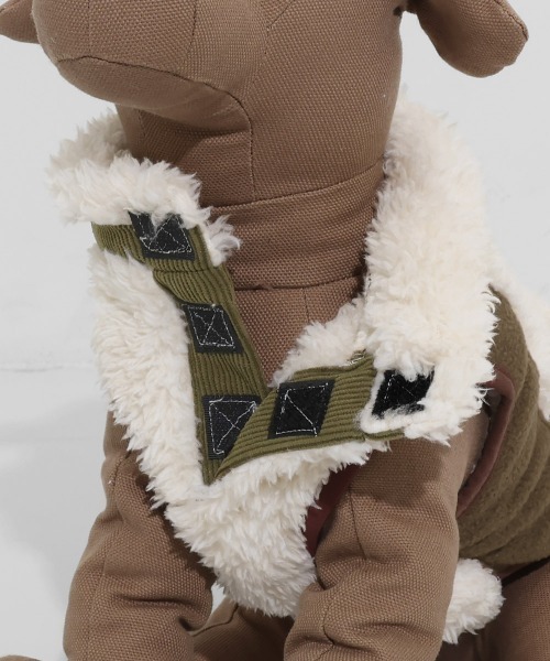 KRIFF MAYER（クリフメイヤー）の「【犬服･防寒】DOGシャギーボアベスト（ペットウェア・レディース・ネイビー/その他5/ブラウン/グリーン/カラフル/ブラック/ナチュラル/グレー・LARGE/XX-LARGE/SMALL/MEDIUM/X-LARGE）」の17枚目の写真