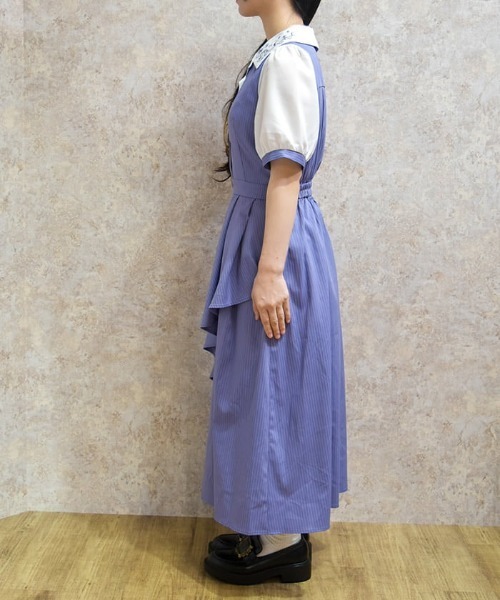 axes femme（アクシーズファム）の「星座刺繍アシメドッキングワンピース（ワンピース・レディース・ネイビー/パープル/サックスブルー・FREE）」の5枚目の写真