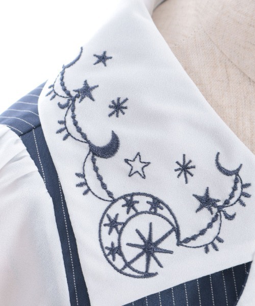 axes femme（アクシーズファム）の「星座刺繍アシメドッキングワンピース（ワンピース・レディース・ネイビー/パープル/サックスブルー・FREE）」の18枚目の写真