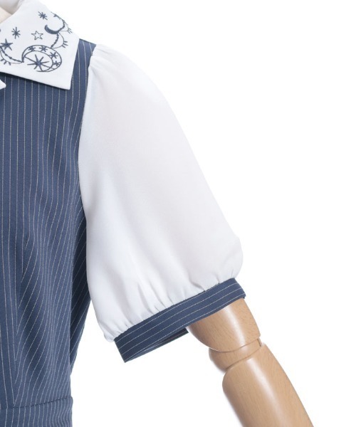 axes femme（アクシーズファム）の「星座刺繍アシメドッキングワンピース（ワンピース・レディース・ネイビー/パープル/サックスブルー・FREE）」の22枚目の写真