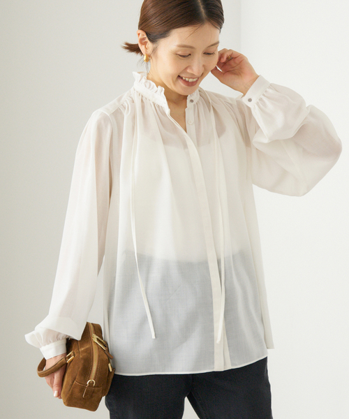 美品IENA イエナ enricaエンリカふんわりフリルティアードブラウス♪ IENA（イエナ）の「フリルティアードブラウス◇（シャツ/ブラウス