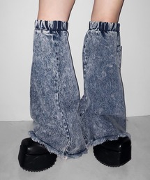 me+em select(~[ZNg)́y ZbgAbvp\ zBe[WP~Ju[`fjbOJo[ ^ vintage chemical bleach denim leg cover(bOEH[}[)