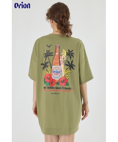 RODEO CROWNS WIDE BOWL(ロデオクラウンズワイドボウル)の「Orion BeerxRCS Beer Girl Tワンピース(ワンピース・レディース・カーキ/ブラック/ピンク/オフホワイト・FREE)」の19枚目の写真