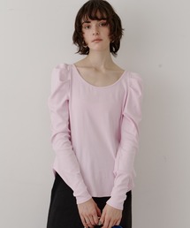 パフスリーブ」に該当するトップス（ピンク/桃色系）ファッション通販