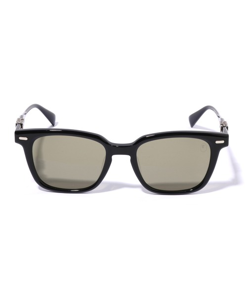 A BATHING APE（アベイシングエイプ）の「SUNGLASSES #3（サングラス・メンズ・ブラック×ゴールド/ブラック・FREE）」の4枚目の写真