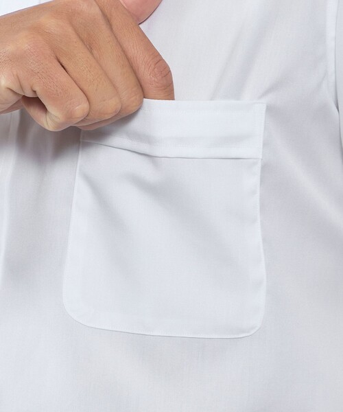 MACKINTOSH LONDON（マッキントッシュ ロンドン）の「【WEB・一部店舗限定】ブロードセミワイドドレスシャツ（シャツ/ブラウス・メンズ・ブルー系その他4/ホワイト・39/38/40/41/42/43）」の9枚目の写真