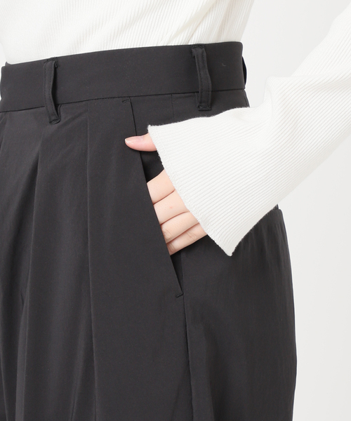 【極美品】ジャーナルスタンダードレサージュ ラップパンツ スカートパンツ 黒 journal standard L'essage（ジャーナルスタンダードレサージュ