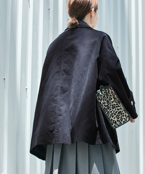 Mackintosh（マッキントッシュ）の「《別注》【MACKINTOSH】コール DEXTX HUMBIE JACKET MB：コート（その他アウター・レディース・ネイビー/ブラウン系その他・6/8/10）」の5枚目の写真