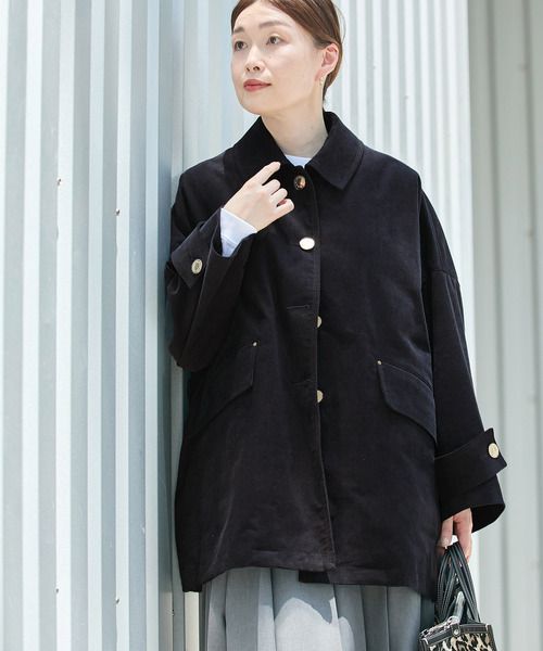 Mackintosh（マッキントッシュ）の「《別注》【MACKINTOSH】コール DEXTX HUMBIE JACKET MB：コート（その他アウター・レディース・ネイビー/ブラウン系その他・6/8/10）」の6枚目の写真
