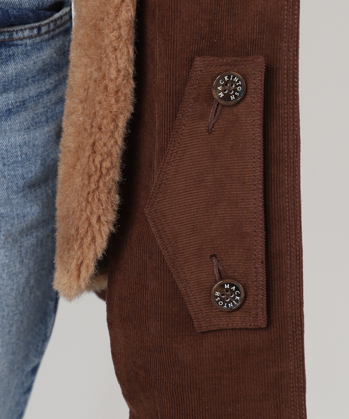 Mackintosh（マッキントッシュ）の「《別注》【MACKINTOSH】コール DEXTX HUMBIE JACKET MB：コート（その他アウター・レディース・ネイビー/ブラウン系その他・6/8/10）」の16枚目の写真