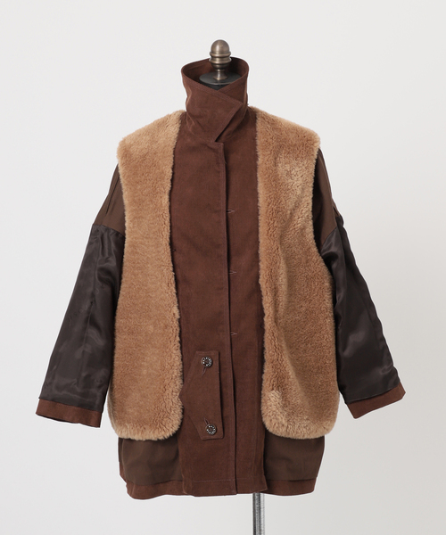 Mackintosh（マッキントッシュ）の「《別注》【MACKINTOSH】コール DEXTX HUMBIE JACKET MB：コート（その他アウター・レディース・ネイビー/ブラウン系その他・6/8/10）」の18枚目の写真