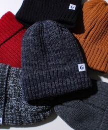GLOSTER | 【GLOSTER/グロスター】裏ボア リブワッチ ニット帽(ニットキャップ/ビーニー)
