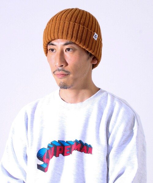 GLOSTER（グロスター）の「【GLOSTER/グロスター】裏ボア リブワッチ ニット帽（ニットキャップ/ビーニー・メンズ・グレー系その他/ブラック/グレー/ブラック系その他/ワインレッド/テラコッタ・FREE）」の21枚目の写真