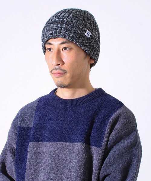 GLOSTER（グロスター）の「【GLOSTER/グロスター】裏ボア リブワッチ ニット帽（ニットキャップ/ビーニー・メンズ・グレー系その他/ブラック/グレー/ブラック系その他/ワインレッド/テラコッタ・FREE）」の22枚目の写真