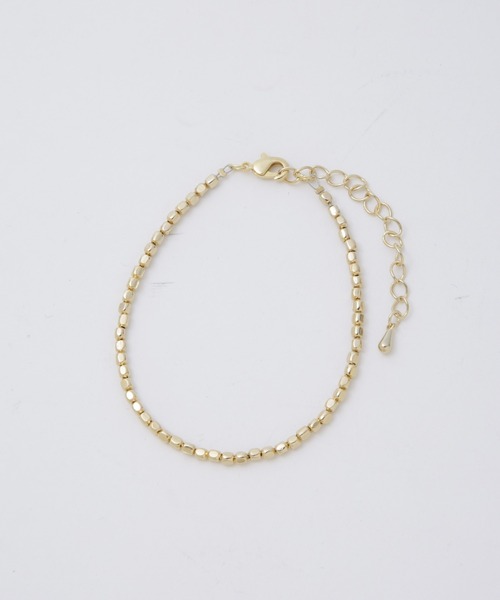 NANO universe（ナノユニバース）の「メタルビーズブレスレット（ブレスレット・レディース・ゴールド/シルバー・FREE）」の4枚目の写真