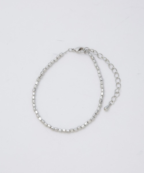 NANO universe（ナノユニバース）の「メタルビーズブレスレット（ブレスレット・レディース・ゴールド/シルバー・FREE）」の3枚目の写真