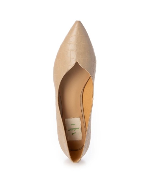 enchanted(エンチャンテッド)の「晴雨兼用Vカットポインテッドフラットシューズ(パンプス・レディース・ブラック/ベージュ/ダークブラウン・37/36/35/41/40/39/38)」の11枚目の写真