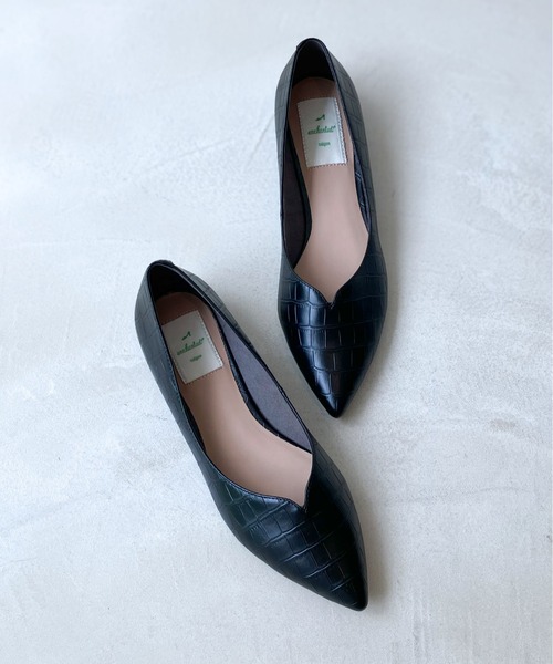 enchanted(エンチャンテッド)の「晴雨兼用Vカットポインテッドフラットシューズ(パンプス・レディース・ブラック/ベージュ/ダークブラウン・37/36/35/41/40/39/38)」の16枚目の写真