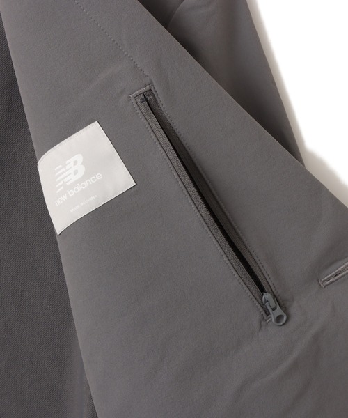 NEW BALANCE（ニューバランス）の「New Balance NB GREY SINGLE JACKET / ニューバランス NB グレー シングルジャケット（テーラードジャケット・メンズ・ブラック/グレー・XL/L/M/S）」の9枚目の写真