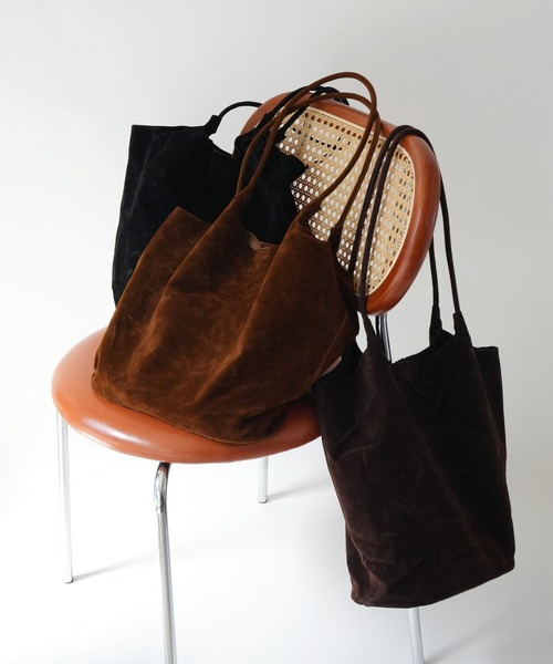 Port（ポート）の「【 Port / ポート 】 シンプル フェイクスエード トートバッグ ( ポーチ付き )#_（トートバッグ・レディース・ライトブラウン/ブラウン/ブラック・FREE）」の8枚目の写真