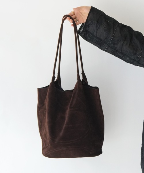 Port（ポート）の「【 Port / ポート 】 シンプル フェイクスエード トートバッグ ( ポーチ付き )#_（トートバッグ・レディース・ライトブラウン/ブラウン/ブラック・FREE）」の19枚目の写真