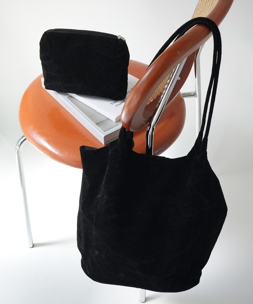 Port（ポート）の「【 Port / ポート 】 シンプル フェイクスエード トートバッグ ( ポーチ付き )#_（トートバッグ・レディース・ライトブラウン/ブラウン/ブラック・FREE）」の17枚目の写真