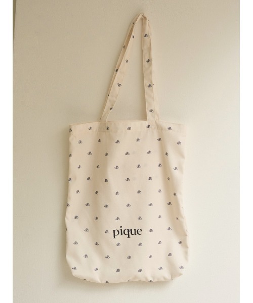 gelato pique（ジェラートピケ）の「バリエトートバッグ（トートバッグ・レディース・ネイビー/オフホワイト/カーキ・F）」の16枚目の写真