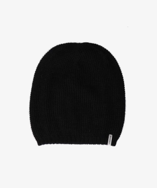 OVERRIDE(オーバーライド)の「OVERRIDE ALPACA LOOSE BEANIE / オーバーライド(ニットキャップ/ビーニー・メンズ・ブラック/グレー/ベージュ/ホワイト・57~59cm)」の2枚目の写真